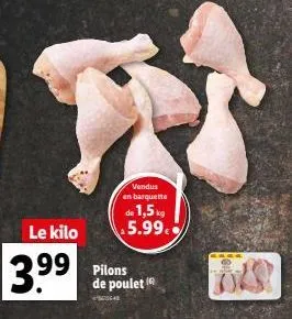 pilons de poulet 