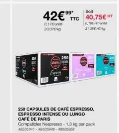 capsules de café 