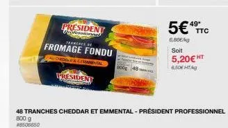 fromage fondu président