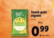 smack  union rings  snack goût oignon  as  100g  0.99  1-30 