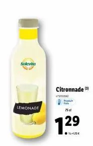 solevita  lemonade  75 dl  citronnade (3)  5702042 produt  1²  7.29  16-12€ 