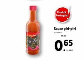 Cha  Pin-Pin  Produit Portugais  Sauce piri-piri  000017  195 ml  0.65 