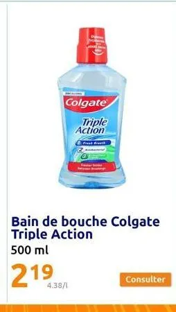 bain de bouche colgate