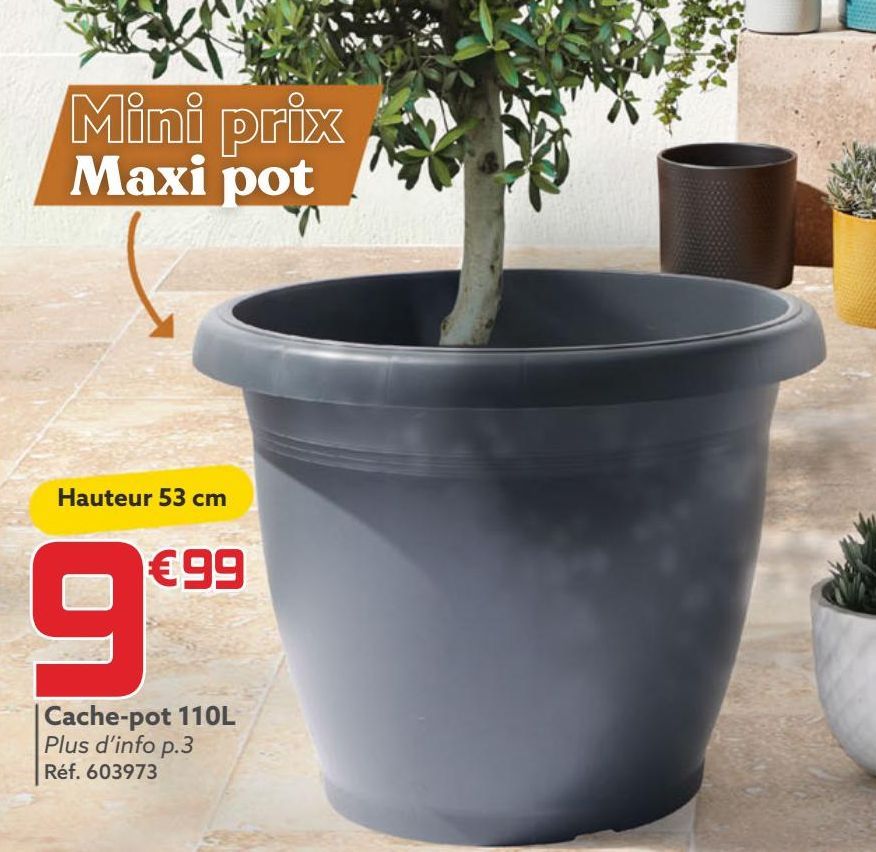 Cache-pot 110L