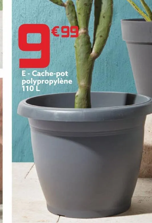 cache-pot polypropylene 110l