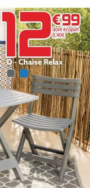 chaise relax