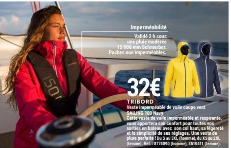 veste imperméable 