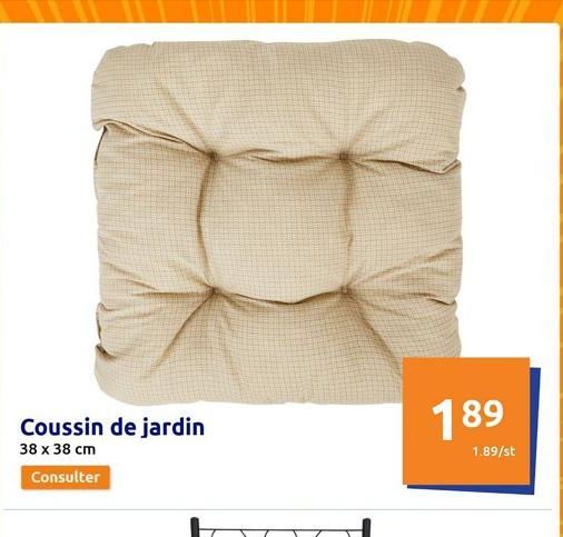 coussin de jardin 