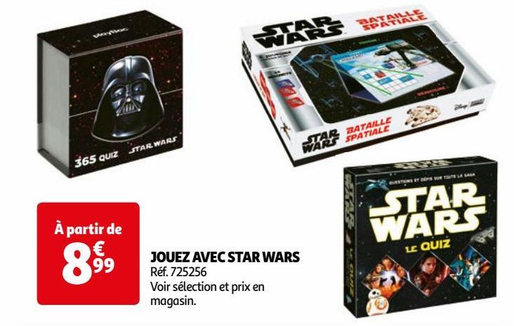 JOUEZ AVEC STAR WARS