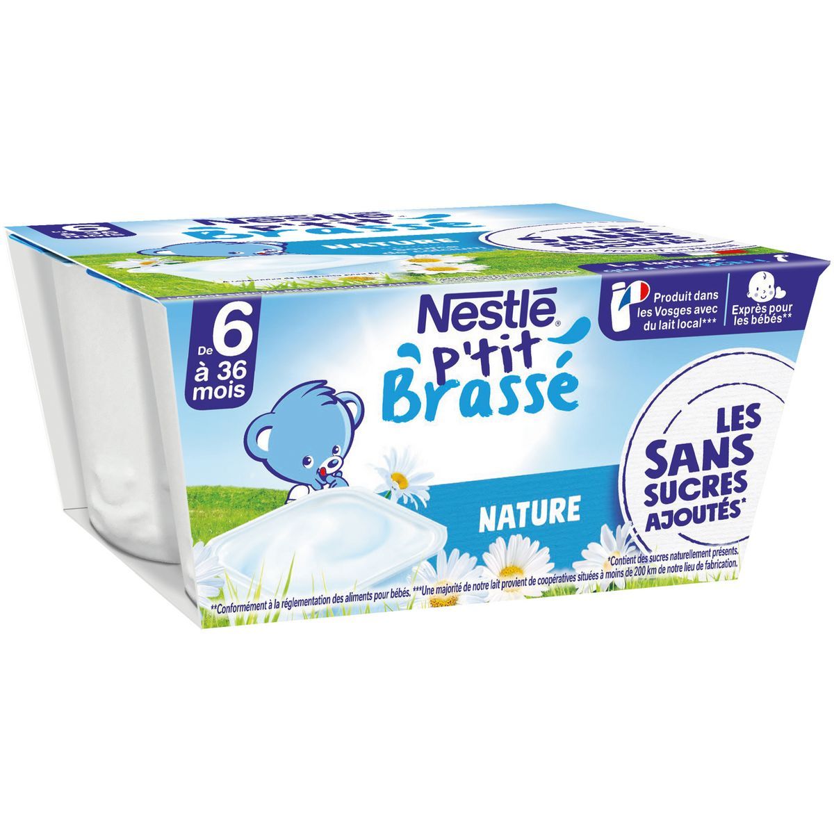 P'TIT BRASSÉ SANS SUCRE AJOUTÉ NESTLÉ