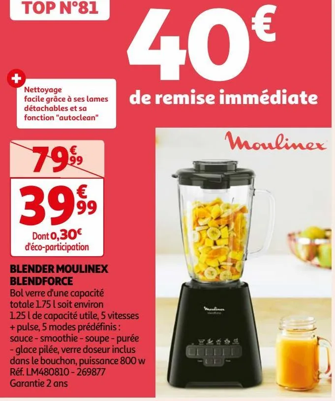  blender moulinex blendforce