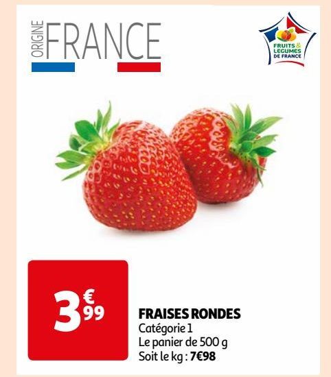 FRAISES RONDES