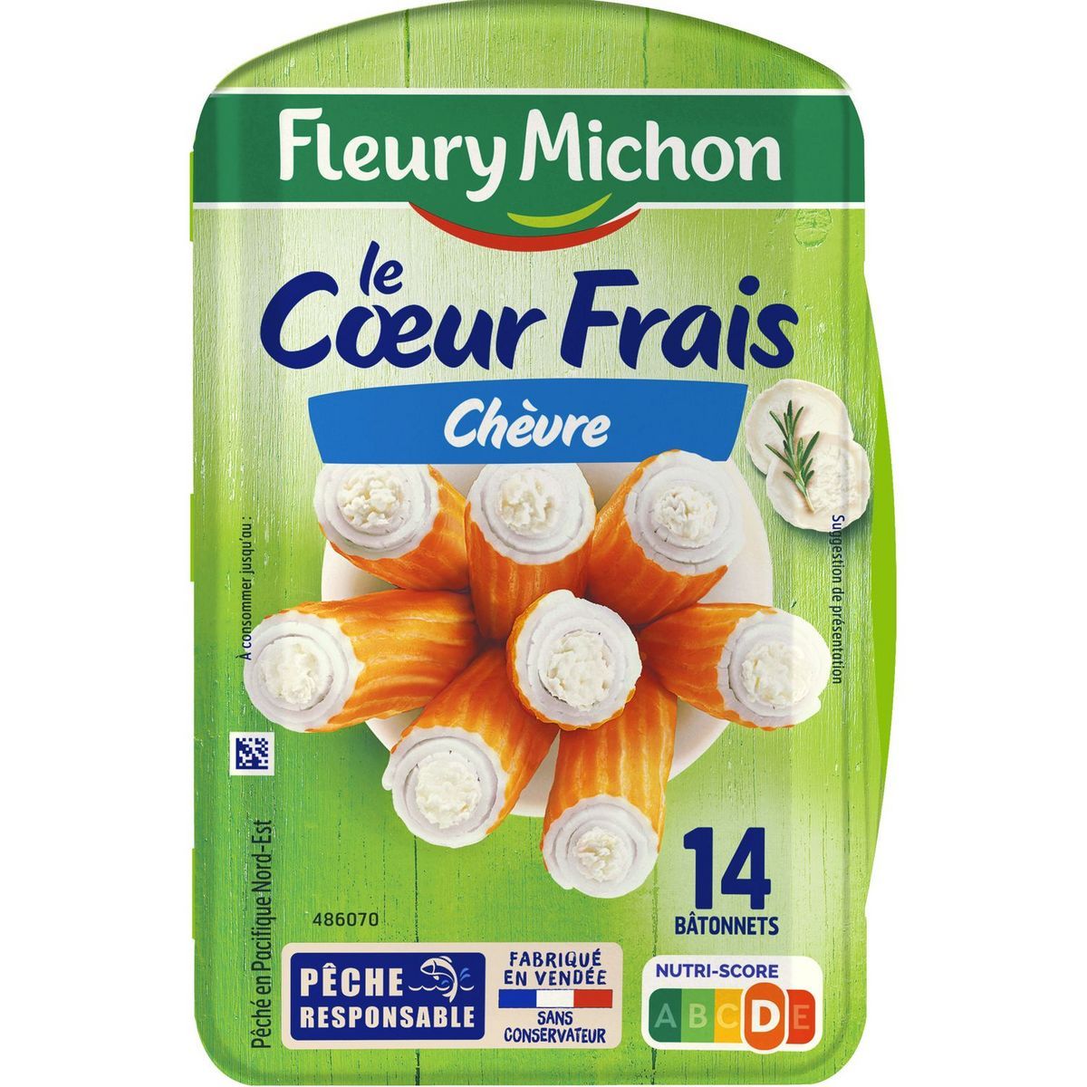 SURIMIS LE COEUR FRAIS CHÈVRE FLEURY MICHON