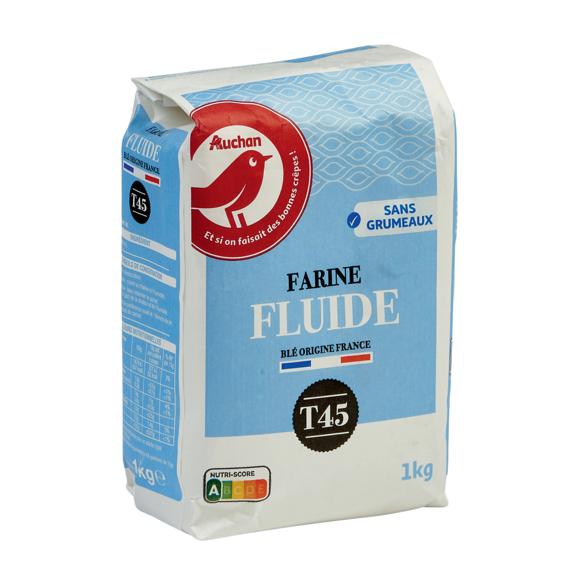 FARINE DE BLÉ FLUIDE T45 AUCHAN