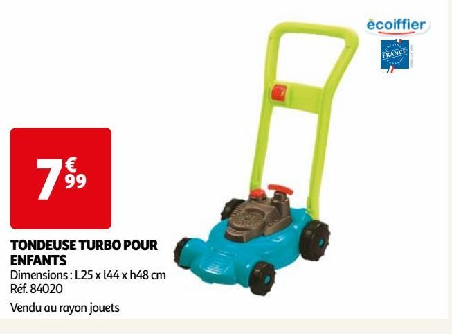 TONDEUSE TURBO POUR ENFANTS