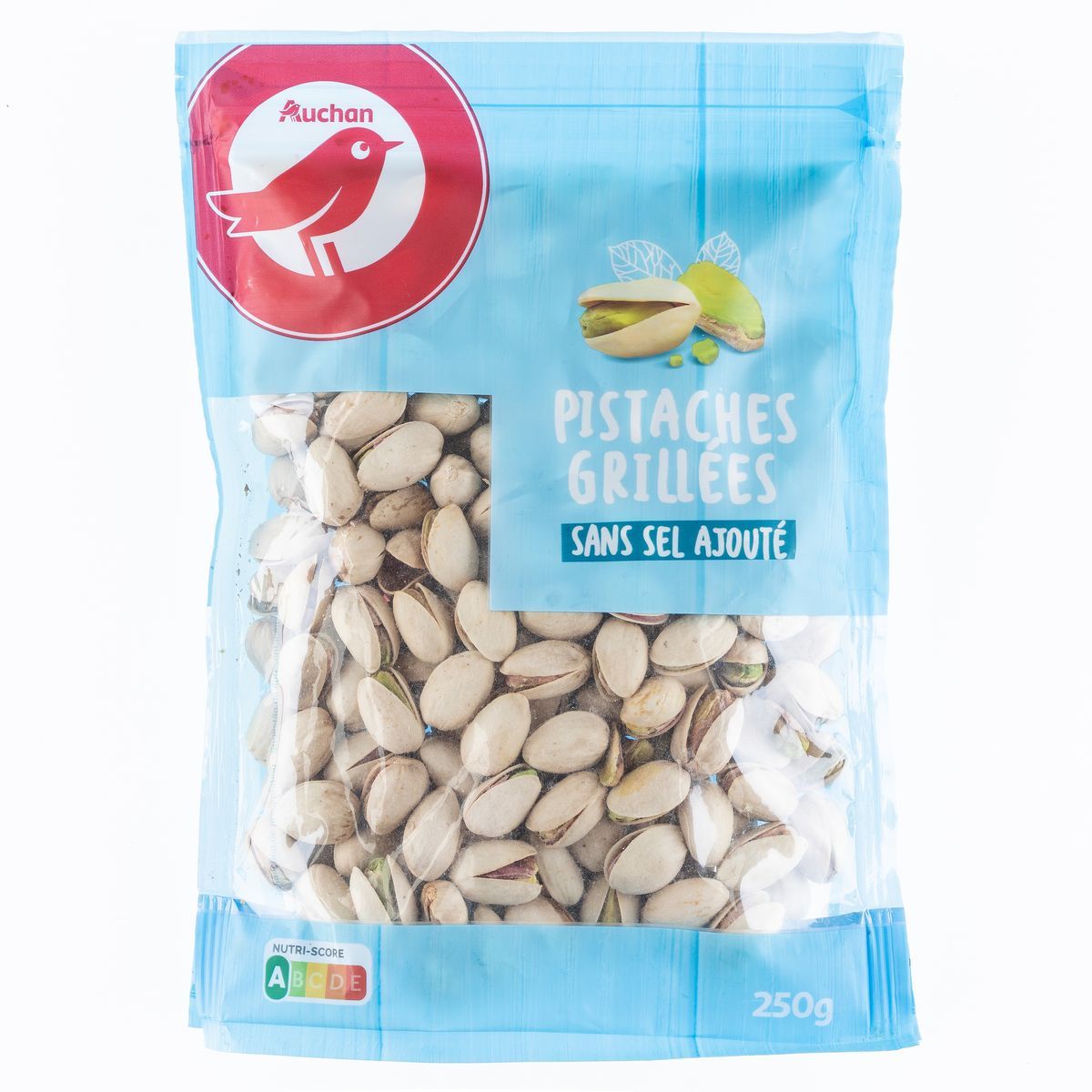 PISTACHES GRILLÉES SANS SEL AUCHAN