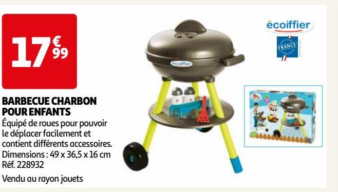 BARBECUE CHARBON POUR ENFANTS