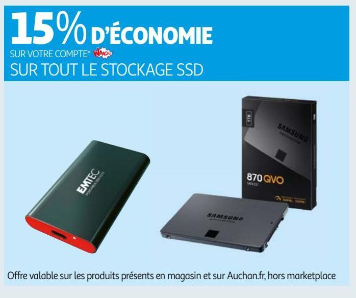 TOUT LE STOCKAGE SSD