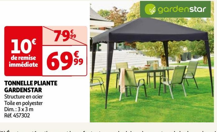 TONNELLE PLIANTE GARDENSTAR