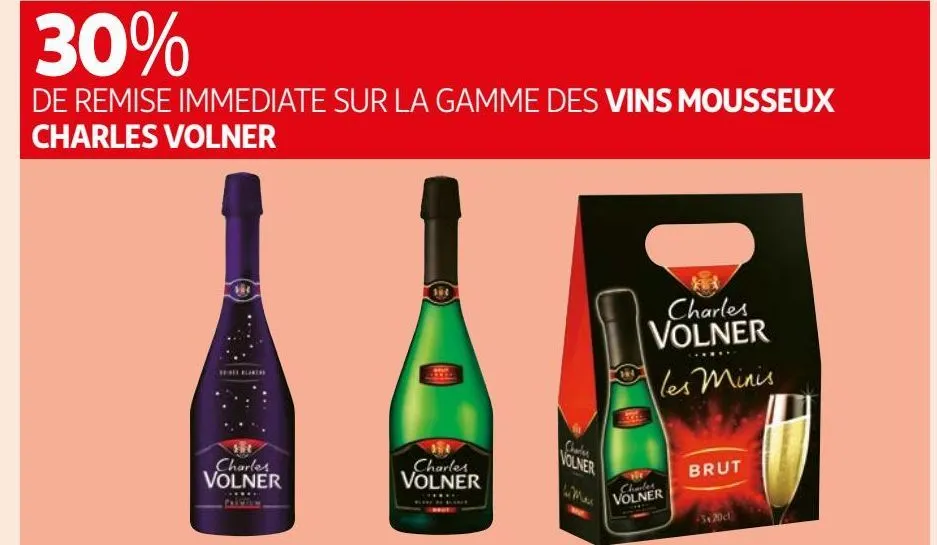 la gamme des vins mousseux charles volner