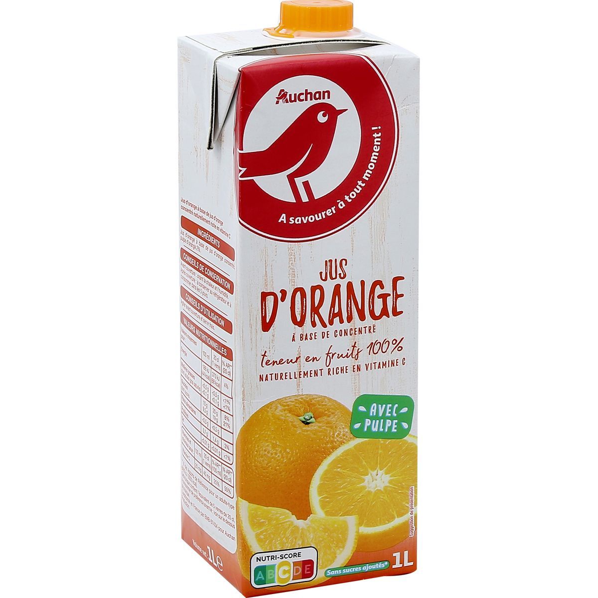 JUS D'ORANGE AUCHAN