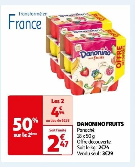 danonino fruits 