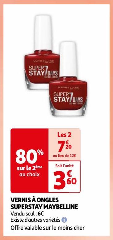 VERNIS À ONGLES SUPERSTAY MAYBELLINE