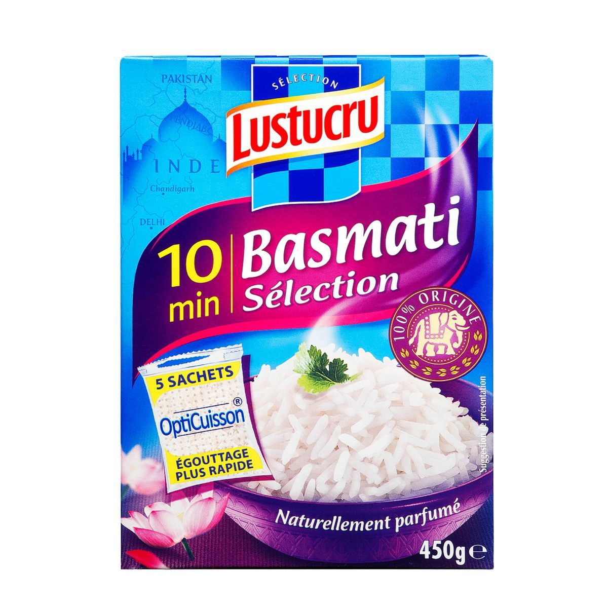 RIZ BASMATI SACHET CUISSON LUSTUCRU