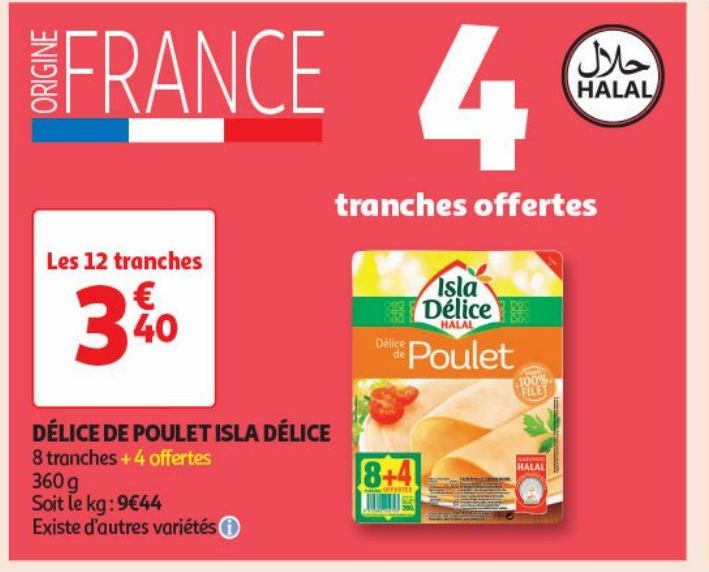 DELICE DE POULET ISLA DELICE