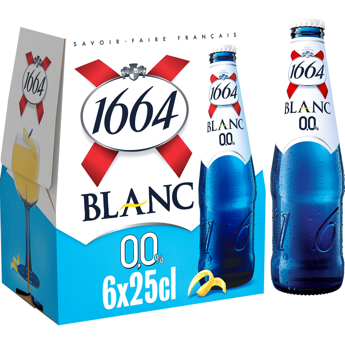 BIERE BLANCHE 1664 SANS ALCOOL