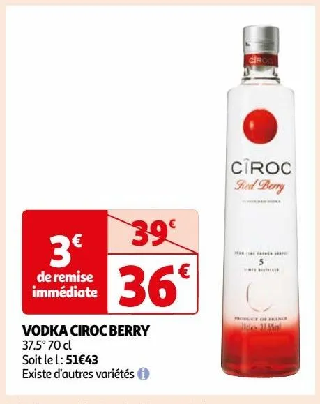 vodka ciroc berry