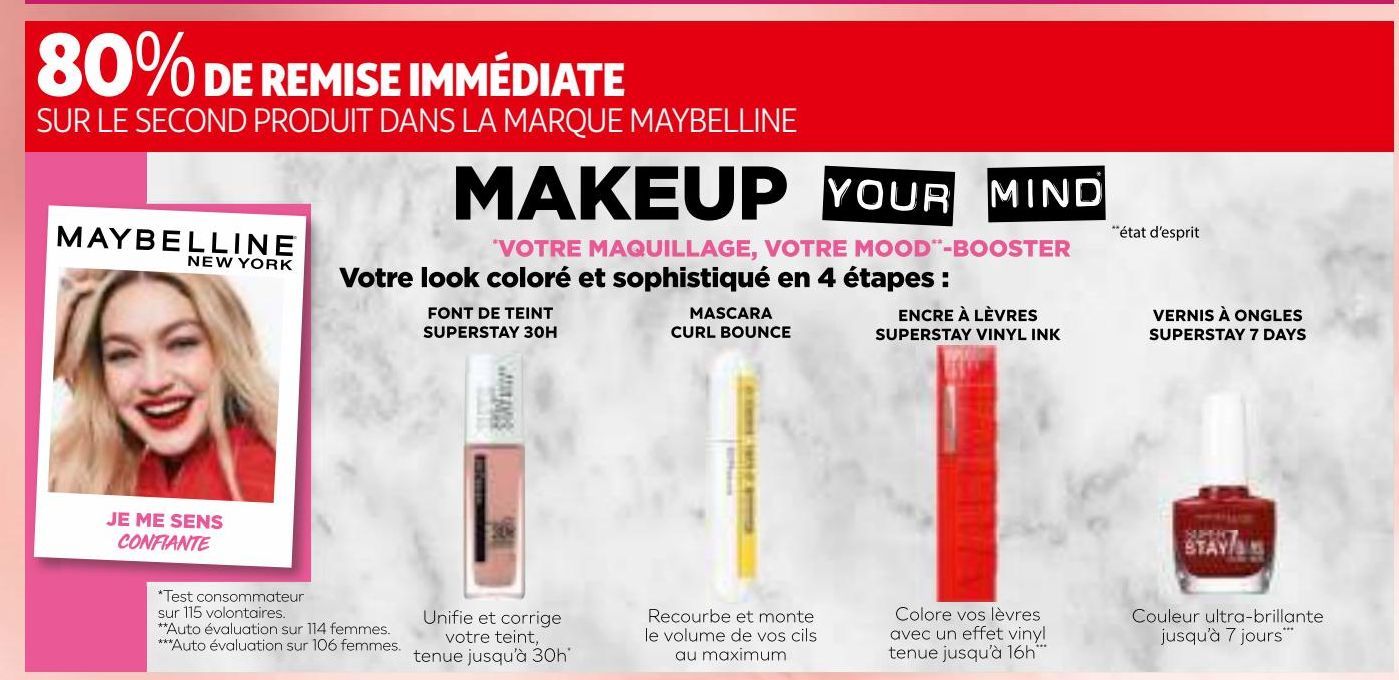 LA MARQUE MAYBELLINE