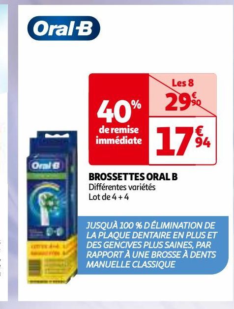  BROSSETTES ORAL B