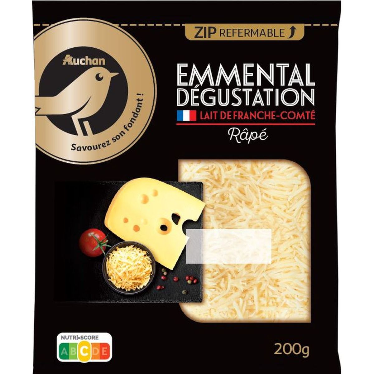  EMMENTAL DÉGUSTATION RÂPÉ AUCHAN GOURMET