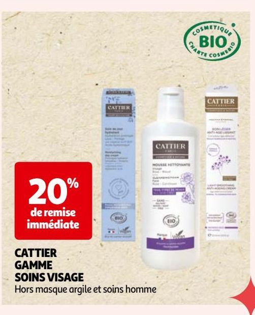 CATTIER GAMME SOINS VISAGE