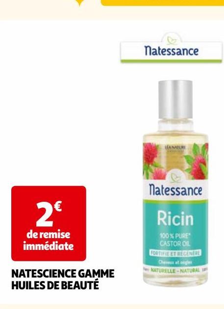 NATESCIENCE GAMME HUILES DE BEAUTÉ