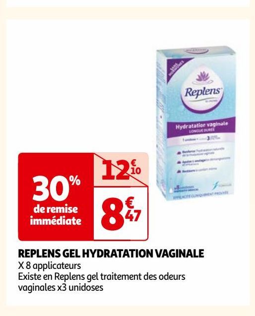 REPLENS GEL HYDRATATION VAGINALE