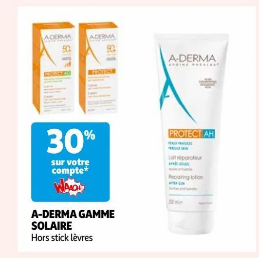 a-derma gamme solaire