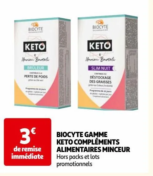 biocyte gamme keto compléments alimentaires minceur