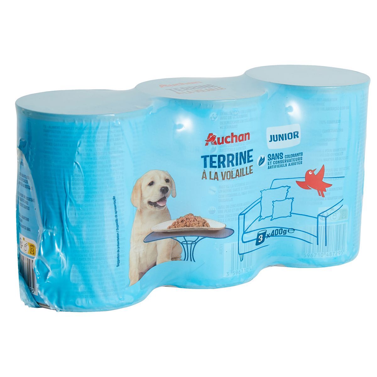 TERRINE POUR CHIOT AUCHAN