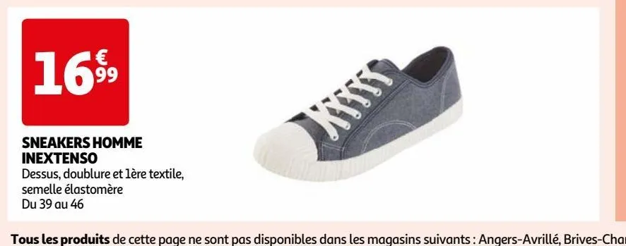 sneakers homme inextenso