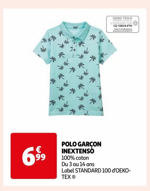 POLO GARÇON INEXTENSO