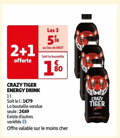 crazy tiger energy drink