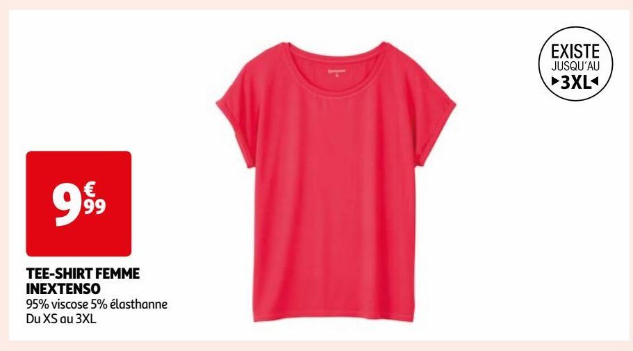 TEE-SHIRT FEMME INEXTENSO