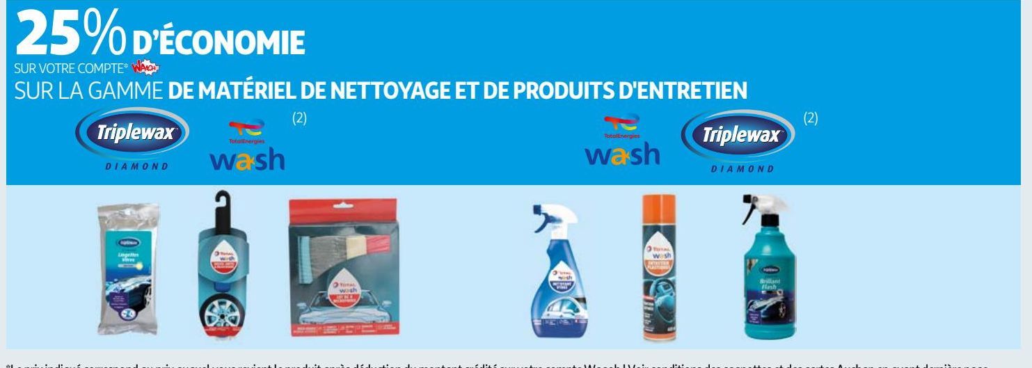 SUR LA GAMME DE MATÉRIEL DE NETTOYAGE ET DE PRODUITS D'ENTRETIEN