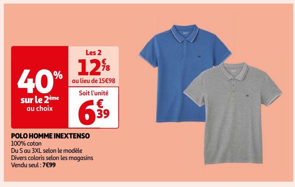 POLO HOMME INEXTENSO