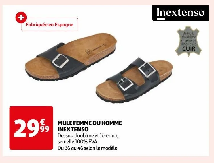 mule femme ou homme inextenso