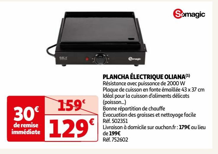 PLANCHA ÉLECTRIQUE OLIANA