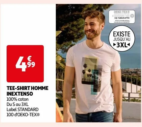 tee-shirt homme inextenso