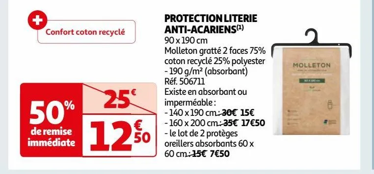 protection literie anti-acariens